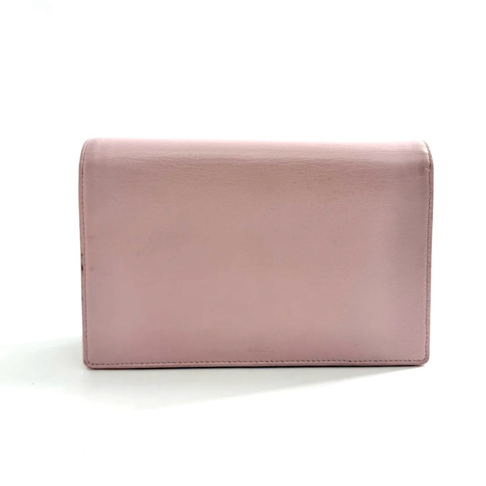 Christian Dior Diorama Patch Embellished Leather Wallet on Chain (2016) - Picture 5 of 12